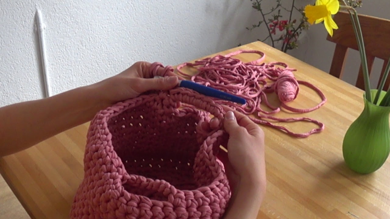 Anleitung Griffe Korb häkeln