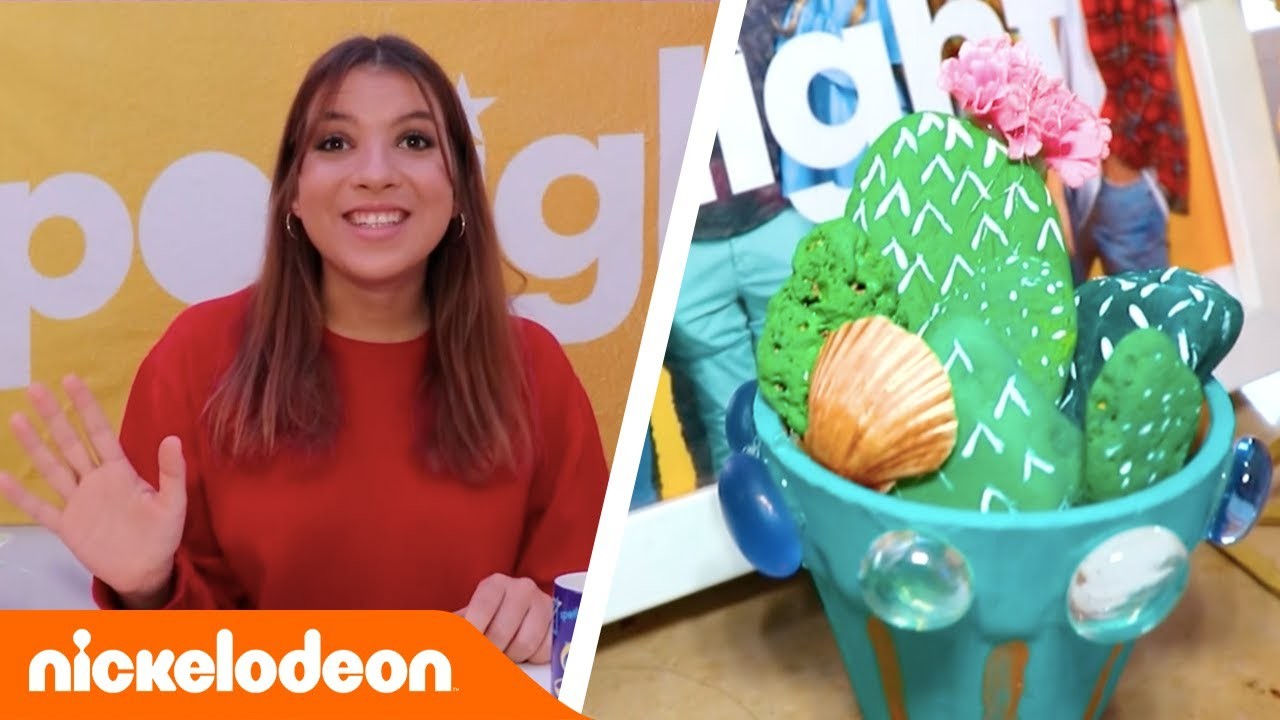 Bastel deinen eigenen Kaktus mit Nevena ???? | #ZusammenZuhause mit Spotlight | Nickelodeon Deutschland