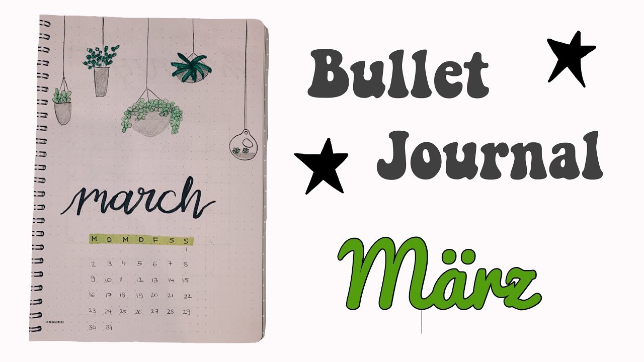 BULLET JOURNAL MÄRZ design