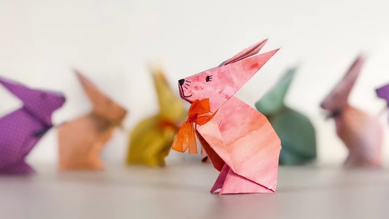 DIY Osterhase basteln, Origami | Gegen die Langeweile der Corona-Quarantäne ????????