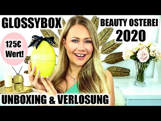 ???? Glossybox Osterei 2020 - 125€ Wert! | UNBOXING & VERLOSUNG