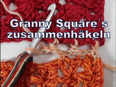 Granny Squares verbinden - kreativ mit täschwerk