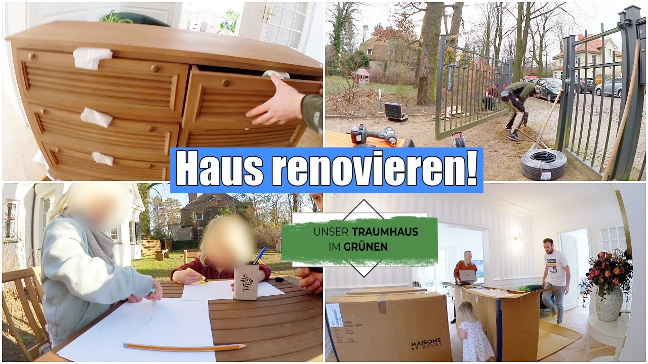 Haus einrichten ???? Neue Möbel ziehen ein & Sicherheit durch Torantrieb | Isabeau