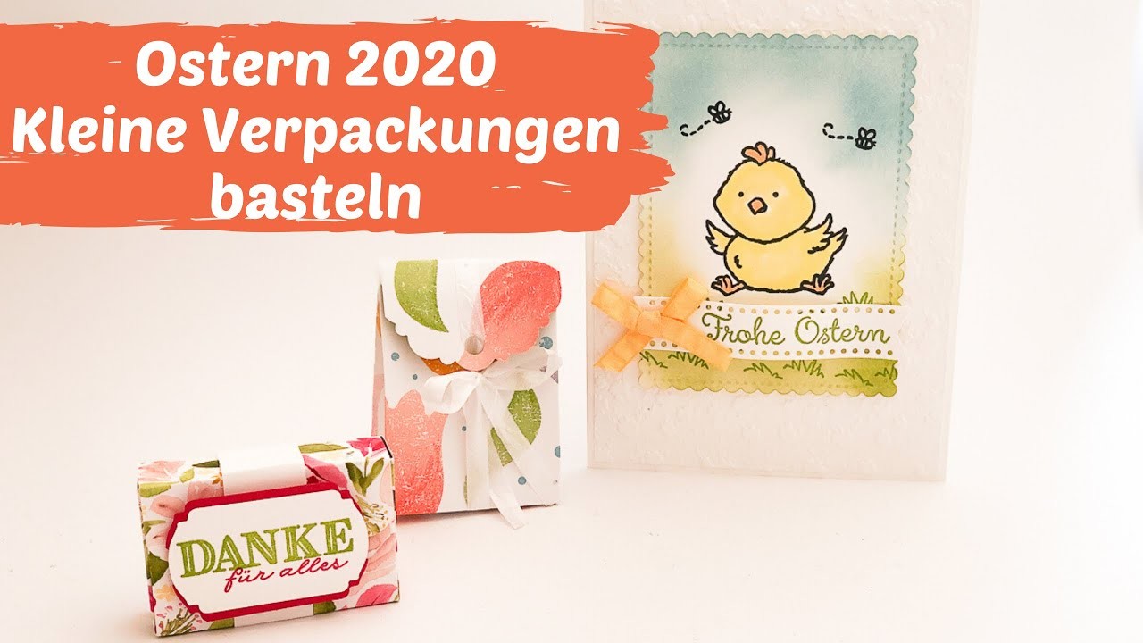 Ostern 2020--kleine Verpackungen basteln--live