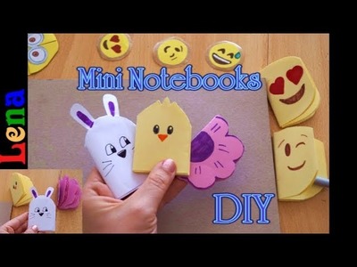 Ostern Mini Notizbucher basteln - Easter notebooks DIY  - как сделать блокнот