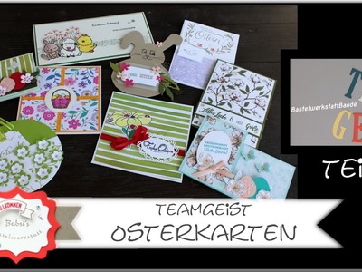 TeamGeist - Osterkarte basteln - Ideen Osterkarte - Osterkarte Inspiration -  Stampin´Up! - Ostern