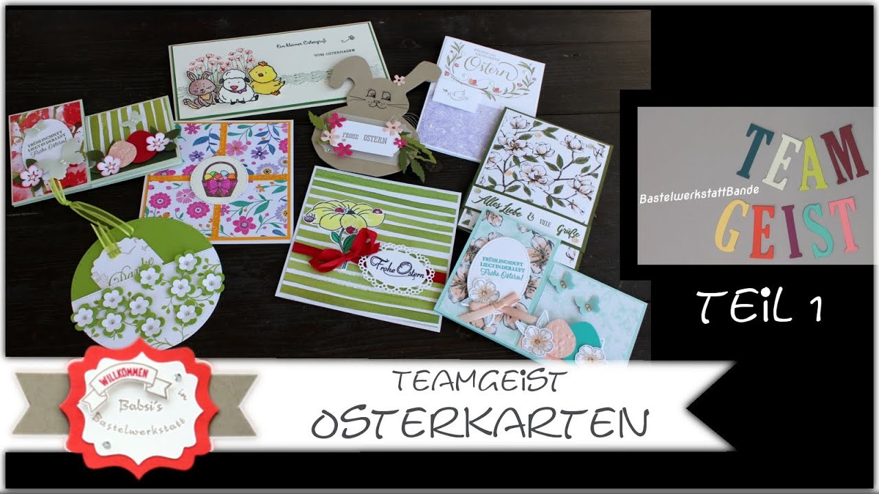 TeamGeist - Osterkarte basteln - Ideen Osterkarte - Osterkarte Inspiration -  Stampin´Up! - Ostern