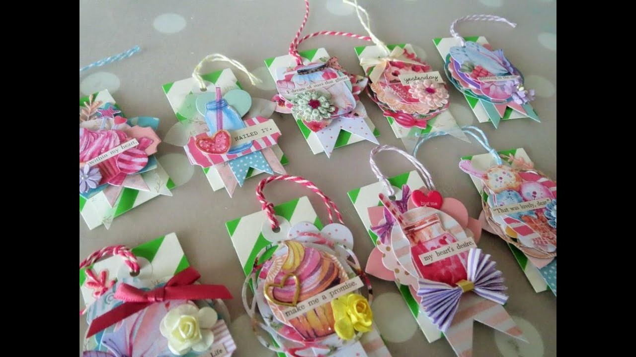 Watch me Craft und Tutorial | Card Candy Tags!