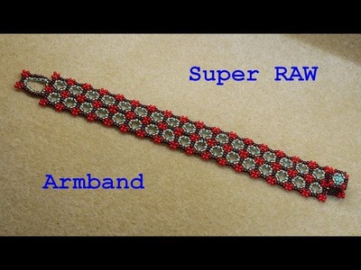 Beaded Bracelet Perlen Armband SRAW Super Right Angle Weave
