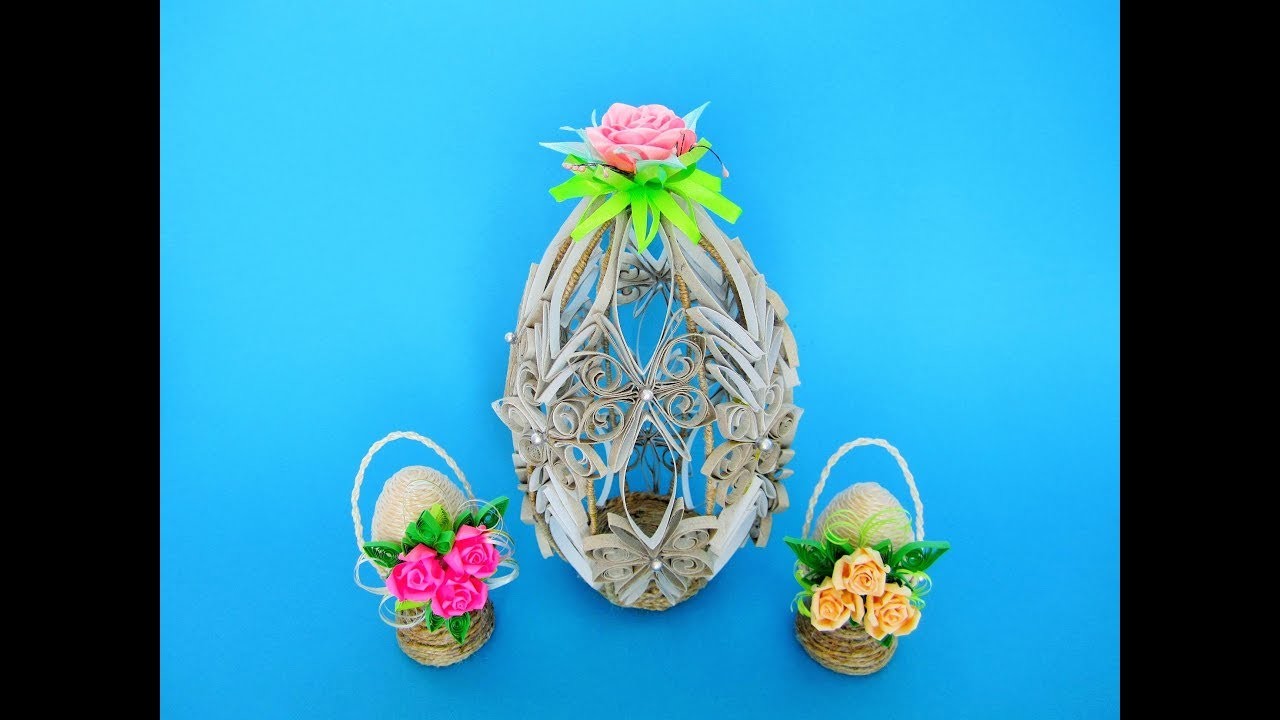 DIY: dekorative Vase aus Küchenrolle. decorative vase from kitchen roll