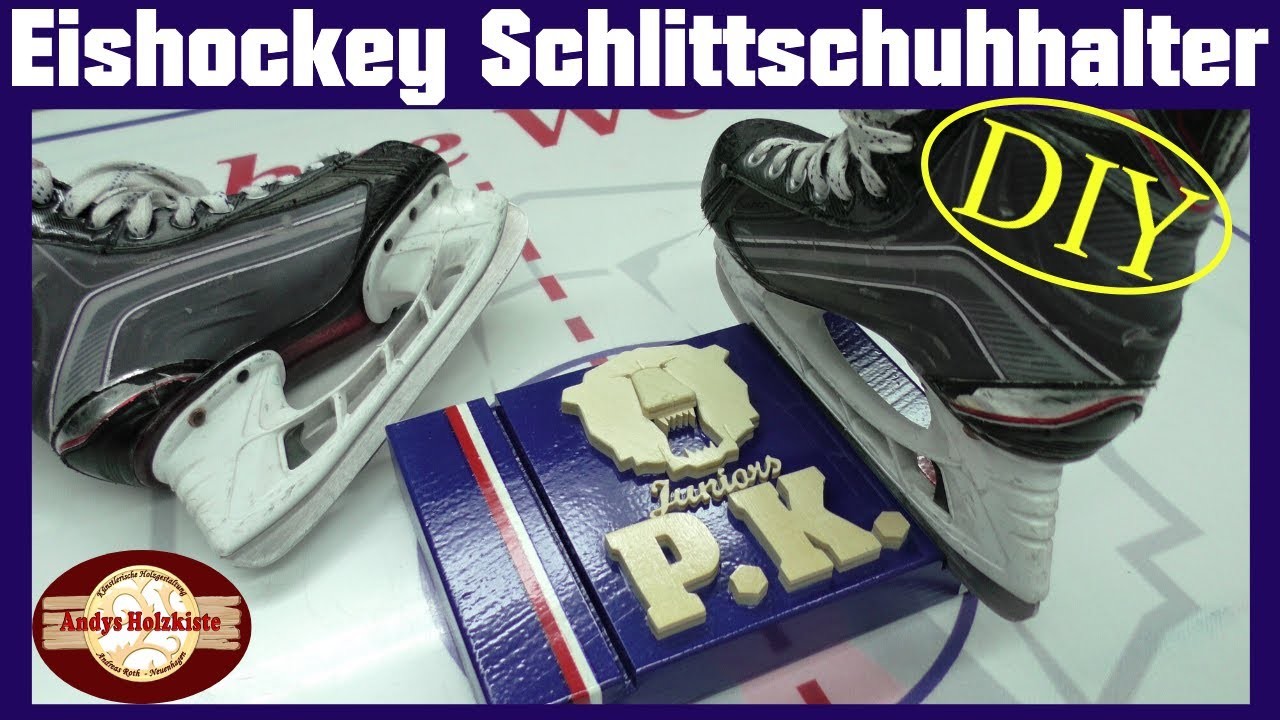 DIY | Schlittschuhhalter für Eisbären Juniors Berlin | Ice hockey skate holder