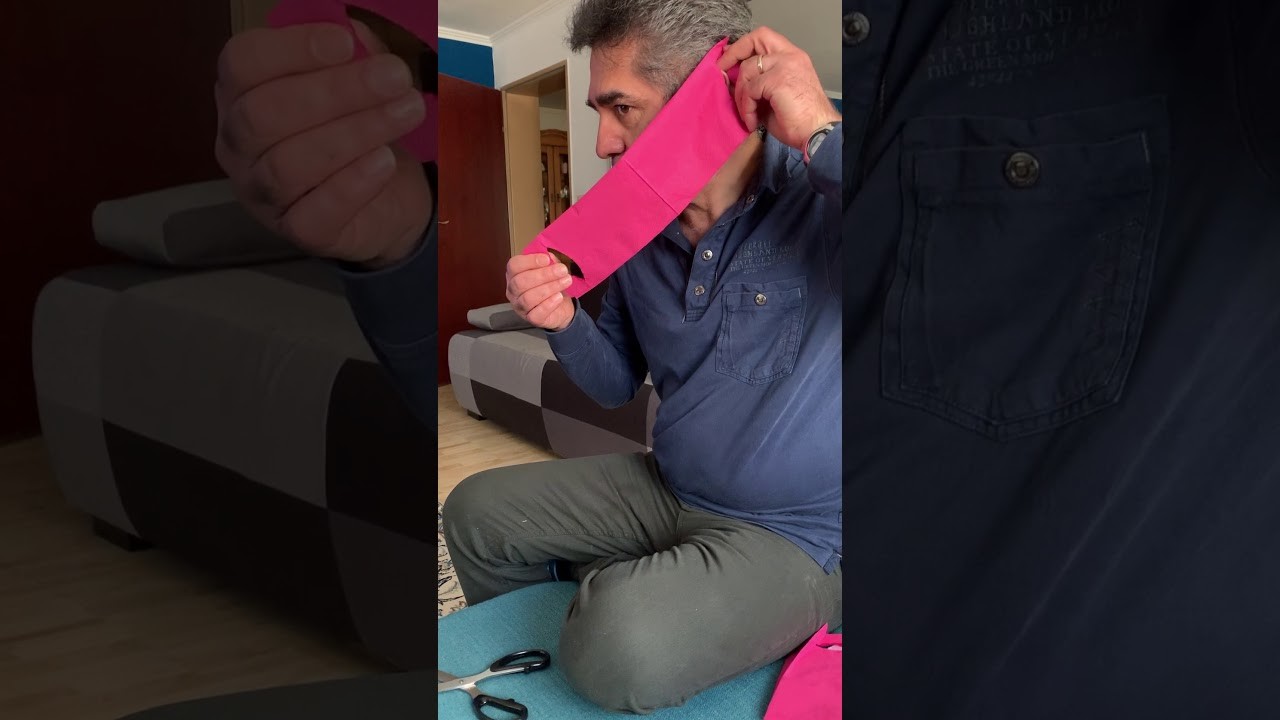 Einweg Mundschutz mit Servietten selber machen ohne gummiband oder nähen (sehr sehr einfach)