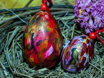 Frühlingsdeko selbst gestalten, Schalen bepflanzen,Osterdeko