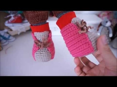 #Häkeln Shoes crochet tutorial. BABY shoes crochet