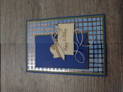 Herrenkarte Well dresseed I mit Produkten von Stampin' Up!