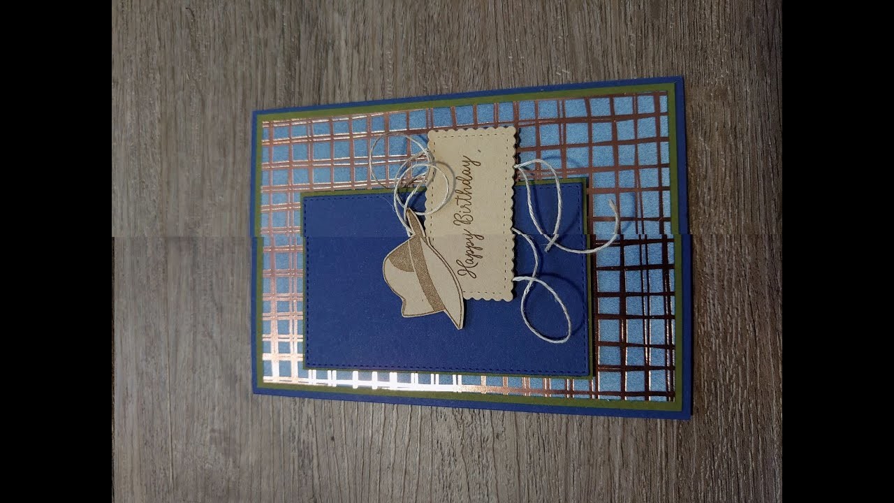 Herrenkarte Well dresseed I mit Produkten von Stampin' Up!