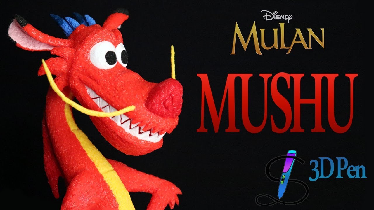 Mulan | Mushu | 3D Pen Art Creation