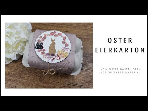 Oster Eierkarton ~ DIY Bastelidee ~ #Action Bastelmaterial