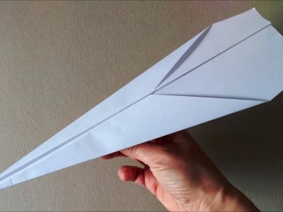 Papierflieger | Anleitung Nr. 1 - einfacher Düsenjet