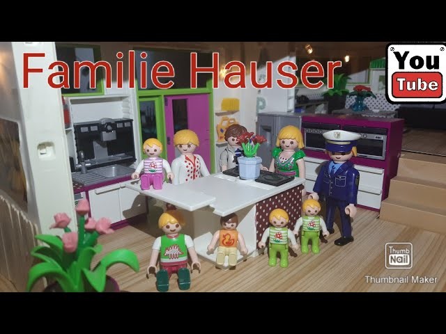 Playmobil Familie Hauser Gartenparty