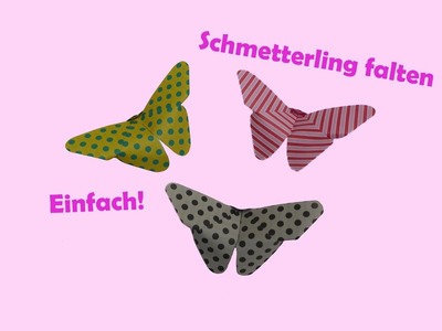 Schmetterling falten papier -  sehr einfach