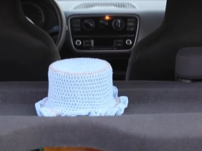 Toilettenpapierhalter für das Auto häkeln KULT
