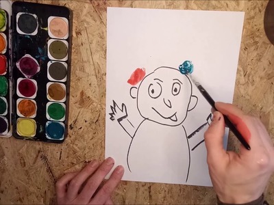 Bastelideen mit Ricardo - Haare Pusten