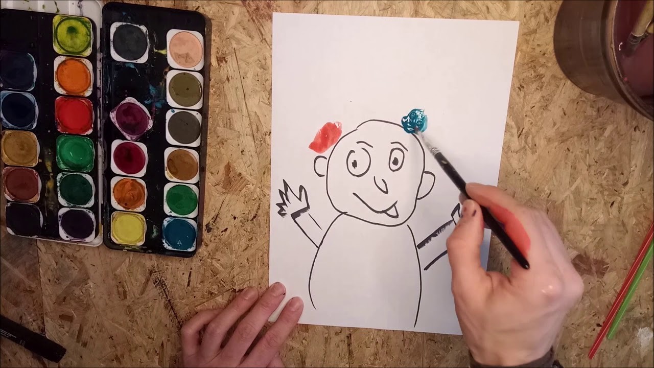 Bastelideen mit Ricardo - Haare Pusten