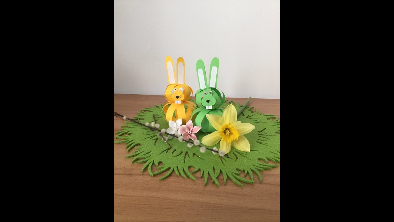 Bastelvideo: Papierosterhasen 2020