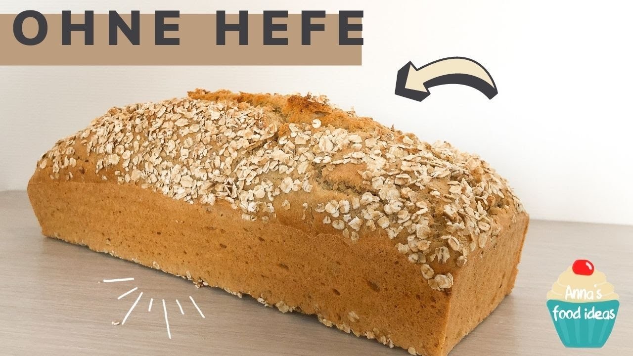 BROT OHNE HEFE in 5 Minuten | Brot mit Backpulver backen | Schnelles Brot Rezept