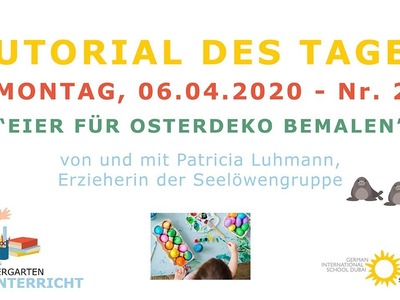 DISD Kiga Tutorial des Tages - Nr. 2 - Eier bemalen