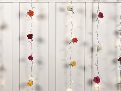 DIY Blumenwand mit Beleuchtung | Lights4fun.de