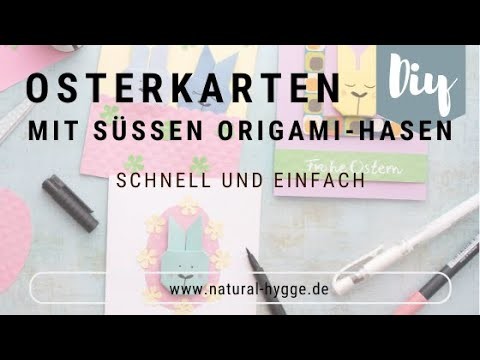 DIY-Idee: Origami-Osterhasen I Osterkarten I Natural-Hygge by Patricia I DIY I Deko