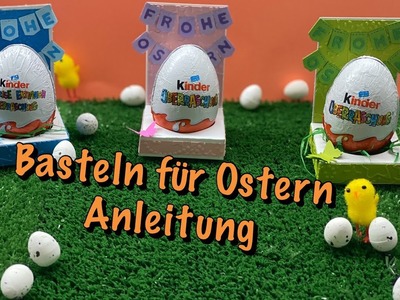 DIY-Jojo#30 Ü-Ei Geschenk Verpackung, basteln für Ostern! Anleitung DE schnell & einfach (Tutorial)