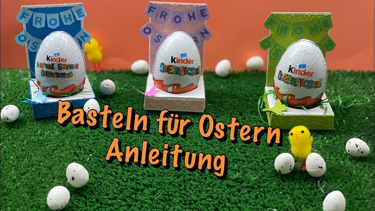 DIY-Jojo#30 Ü-Ei Geschenk Verpackung, basteln für Ostern! Anleitung DE schnell & einfach (Tutorial)