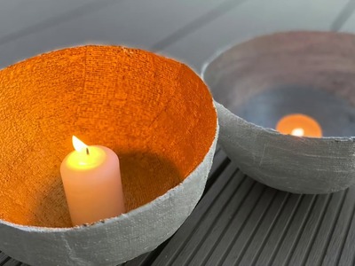 DIY. Osternester aus Gips, Ganzjahres Deko-Schale oder romantische Schale für Kerzen