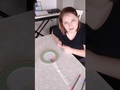 Ein Experiment mit Filzstiften!