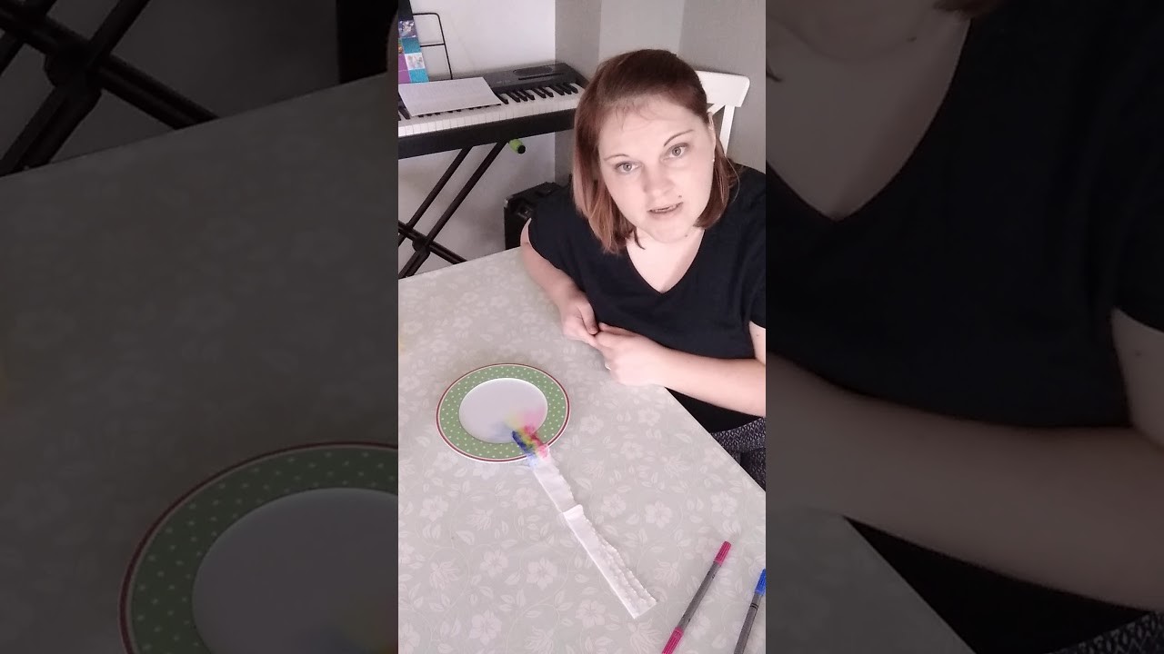 Ein Experiment mit Filzstiften!