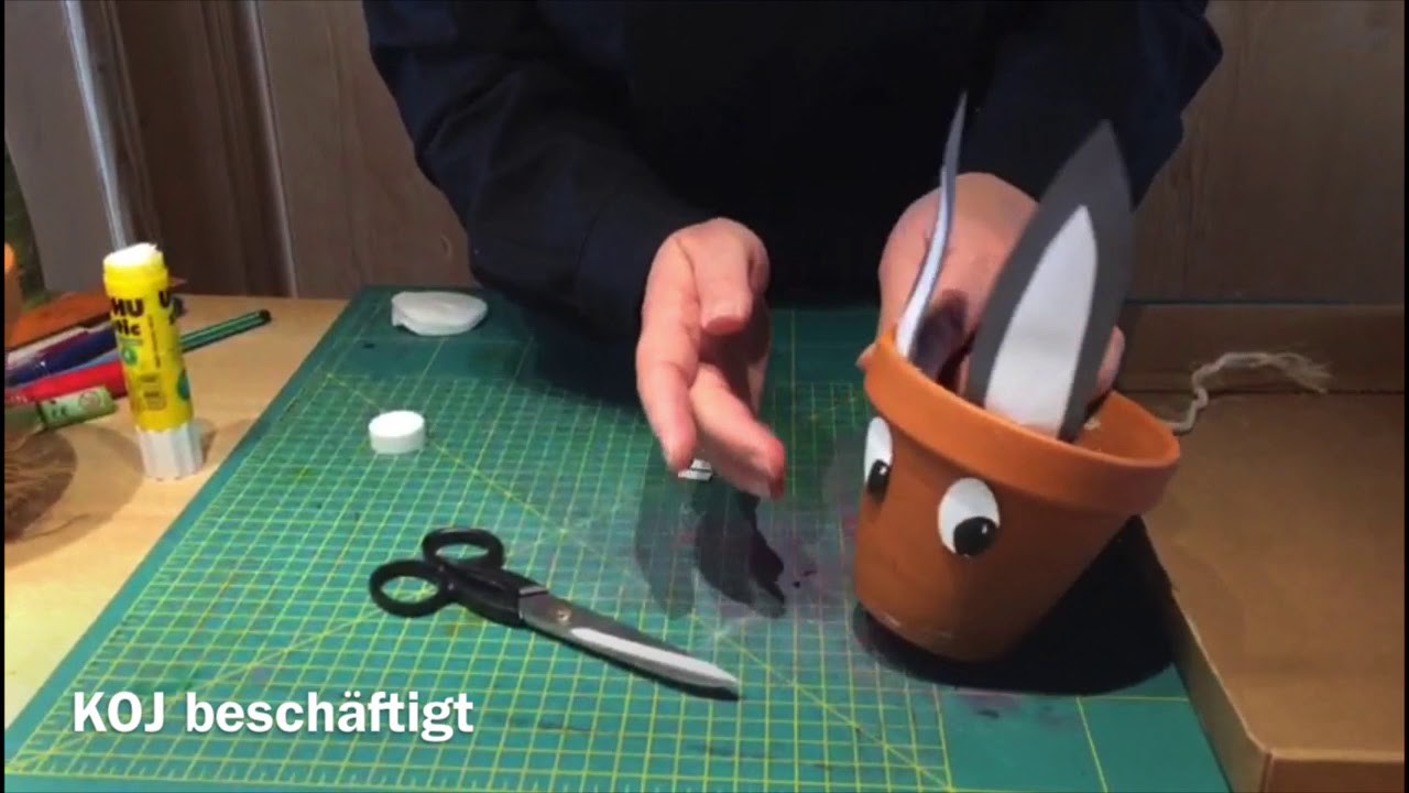 KOJ beschäftigt Teil 17 Osternest basteln