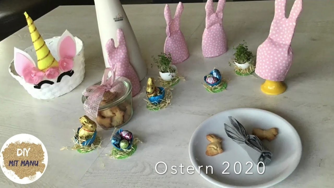 Kostenlose Osterdeko ???? Hasen Eierwärmer zu Ostern nähen ???? Wie dekoriere ich den Ostertisch ????????????