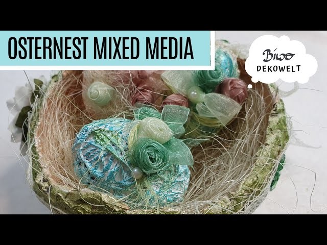 #KreativTrio Thema Ostern Frühlingskörbchen Upcyling