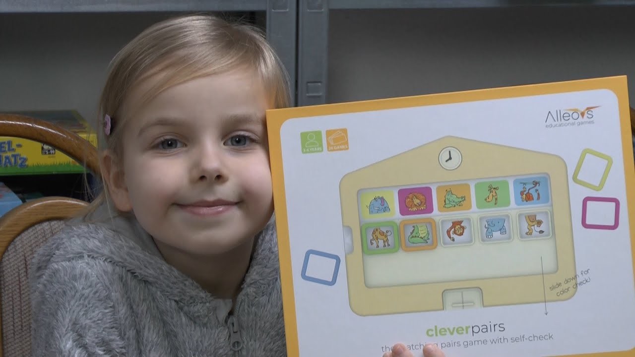 Lernspiel für Kinder: Clever Pairs (Alleovs) - 3 bis 6 Jahre - ideal für jedes Alter?