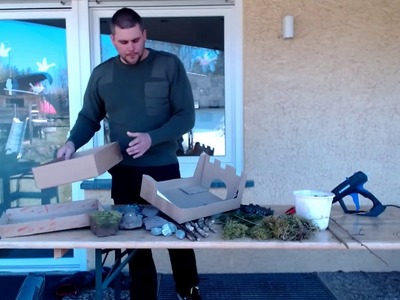 Mini Ostergater, Bastelidee zur Ostergeschichte.