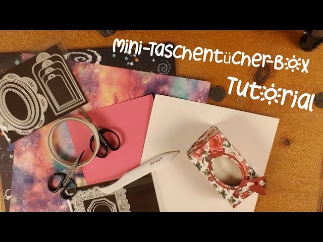 Mini-Taschentücher-Box basteln | Tutorial | Mitbringsel | Geschenk | super schnell gemacht