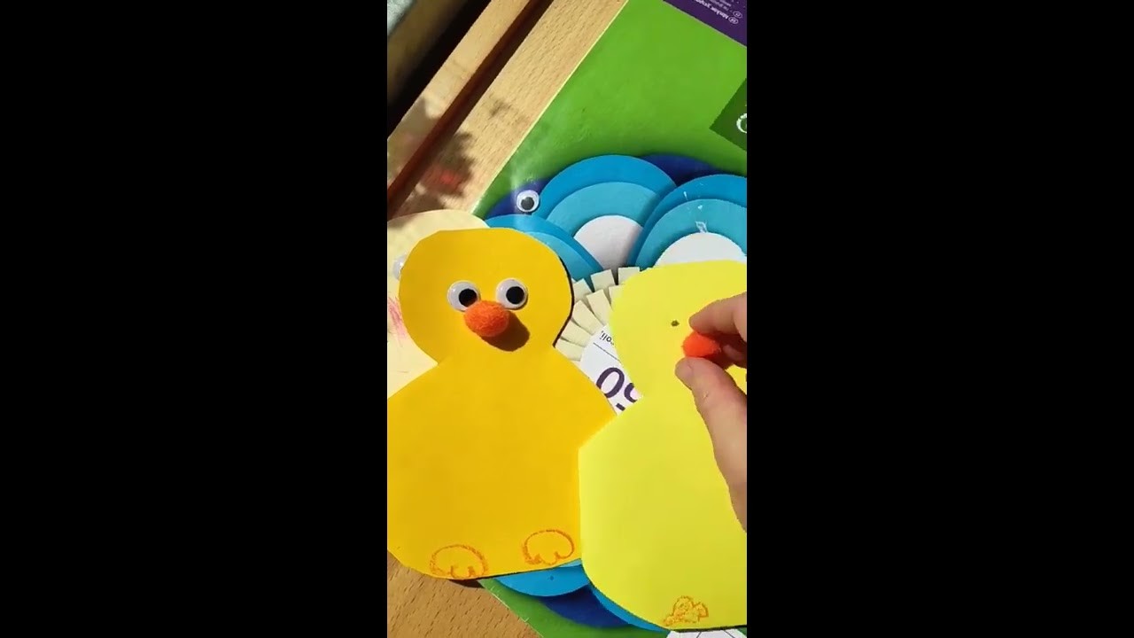 Osterkarte basteln - DaF