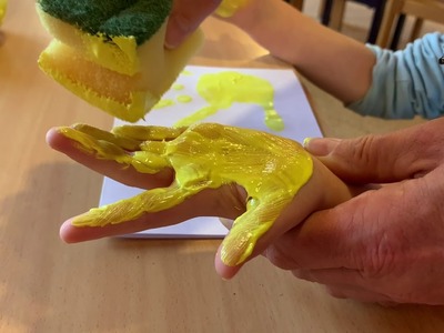 Osterkarte mit Küken- Neues aus der Kita