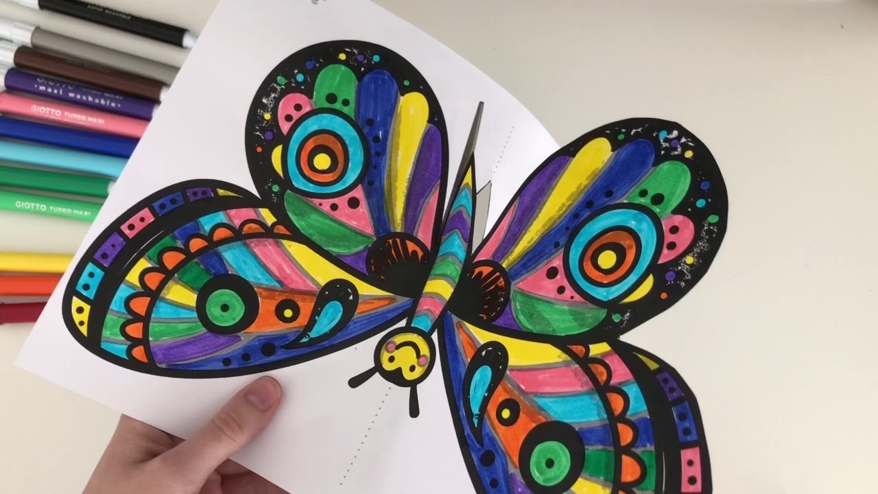 Schmetterling basteln mit Frau Wunderlin