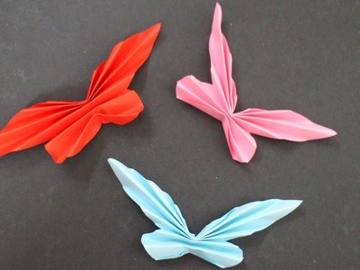 Schmetterling falten mit Papier für Ostern, Frühling, Muttertag, Geburtstag & Sommer [W+]