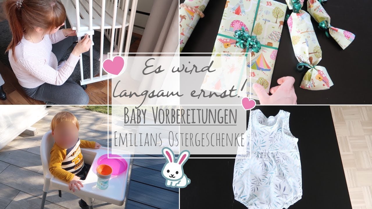 ????VORBEREITUNGEN BABY MÄDCHEN????. Vlog - Ostergeschenke & die ersten selbst genähte Babykleidung