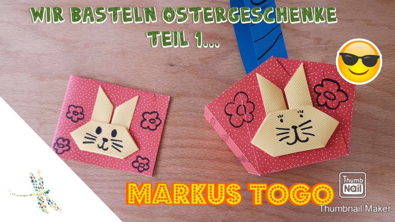 Wir basteln Ostergeschenke Teil 1. 
